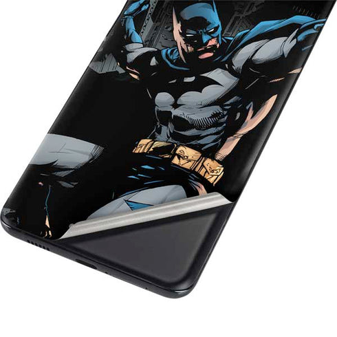 DC Comics Batman Throwing Batarang Jim Lee Art Galaxy S21 Ultra 5G Skin